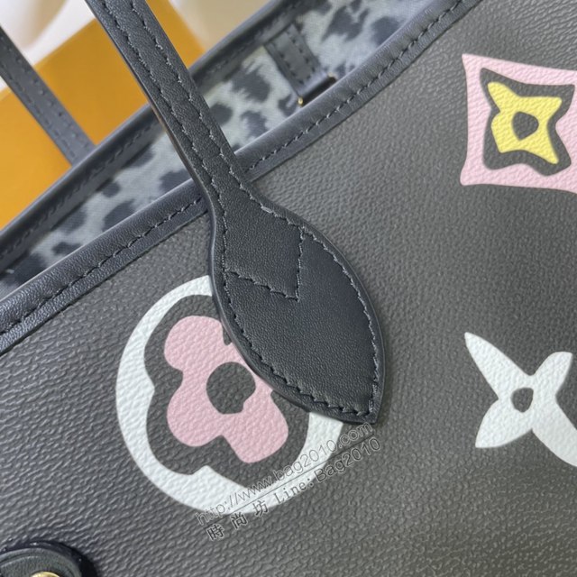 LV專櫃新款女包 路易威登Neverfull中號手袋 M45819 LV膠囊系列手提購物包  ydh4361